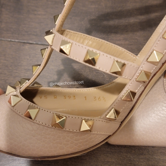 VALENTINO GARAVANI ROCKSTUD CAGED PUMP 100MM - Picture 5 of 6